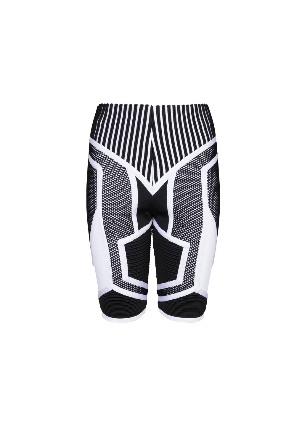 Knit cycling shorts, black, hi-res