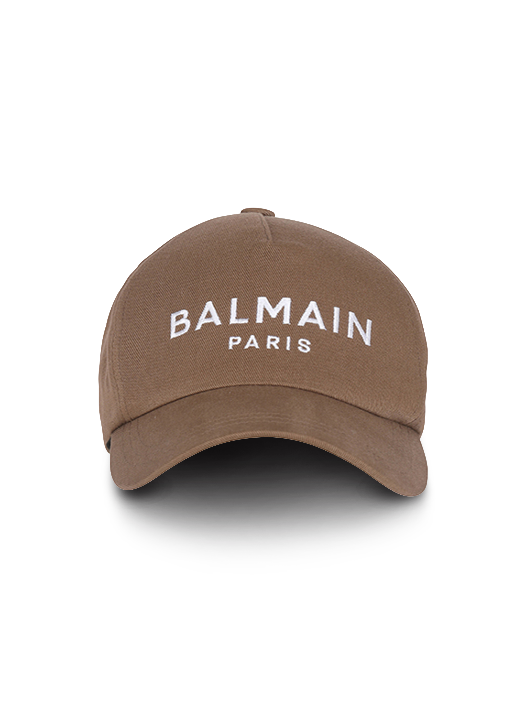 Cotton cap with Balmain Paris logo 